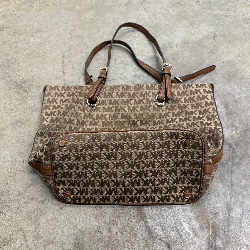 Vintage Michael Kors monogram canvas tote - Picture 3 of 6